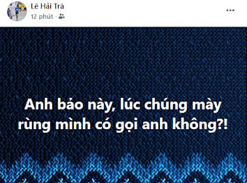 Phát ngôn vào ngày 24/02/2020 của ông Lê Hải Trà gây bức xúc cho các nhà đầu tư trên TTCK.