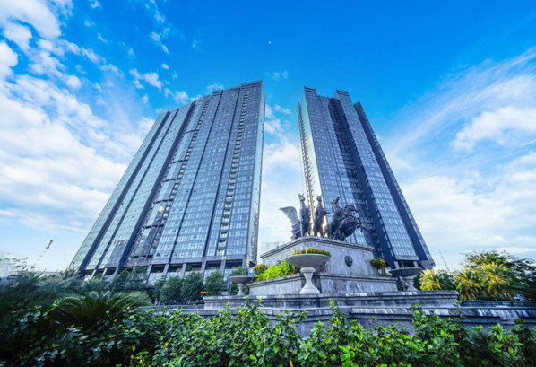 Không gian xanh mát tại Sunshine City mở ra tầm nhìn không giới hạn cho cư dân.