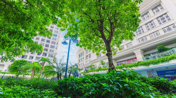 Vườn ban mai Sunshine Garden là nơi giúp cư dân xả stress, tái tạo năng lượng tích cực.