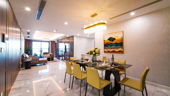 Diện tích rộng rãi, Sunshine Center phù hợp với các gia đình đa thế hệ.
