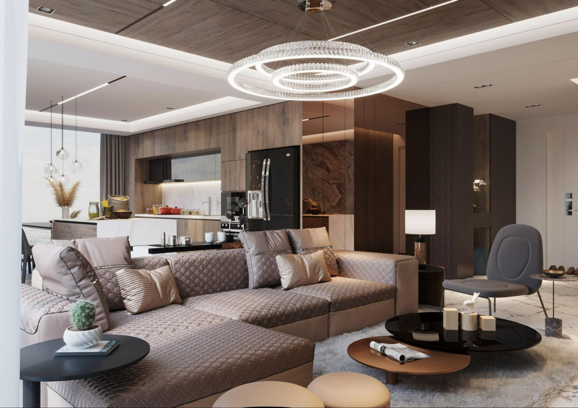 Căn hộ Sunshine Golden River vừa thỏa mãn nhu cầu “ở rộng”, vừa có những không gian riêng tư cho những chủ nhân thời thượng. 