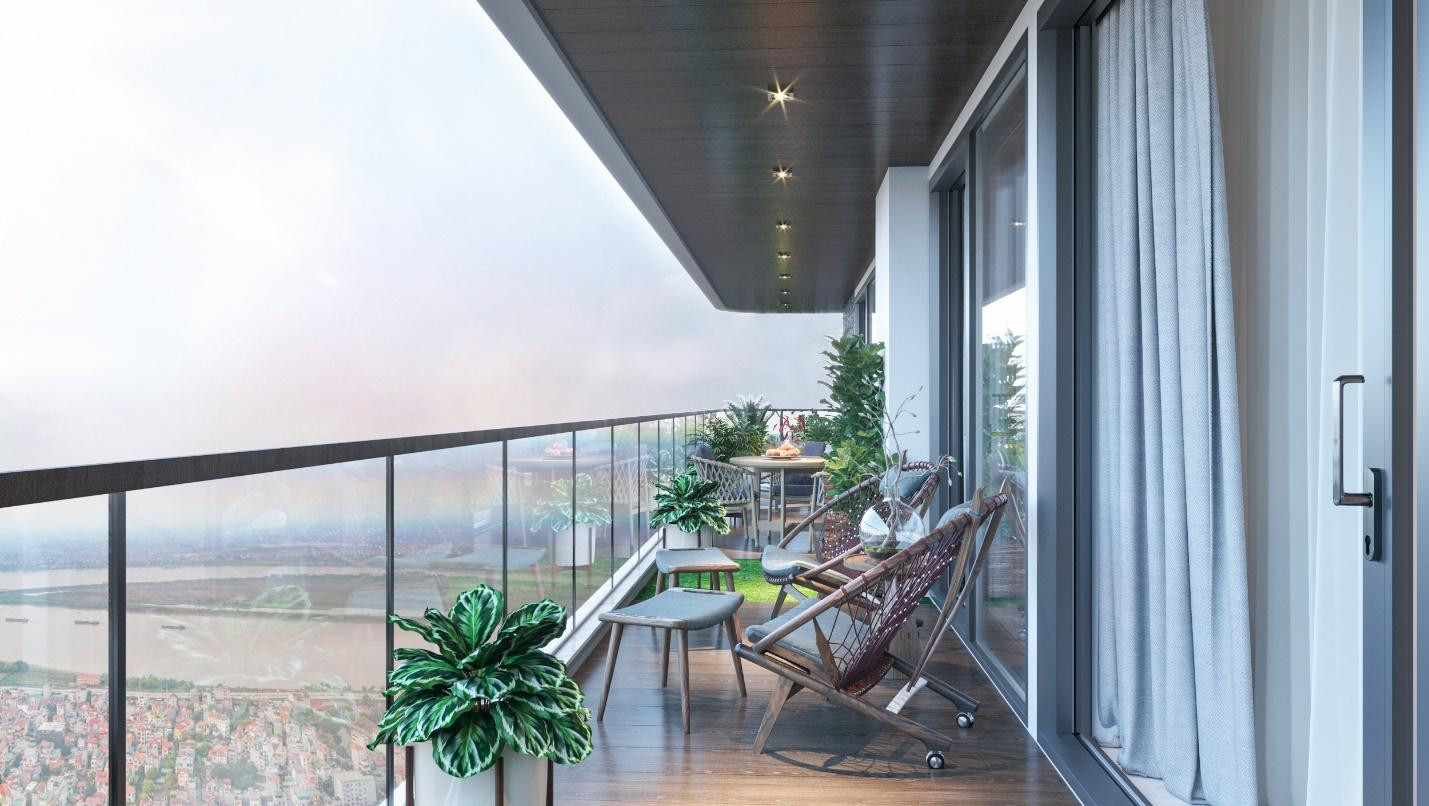 Khu vườn trên cao, không gian thưởng ngoạn đắt giá nhất tại mỗi căn hộ Sunshine Golden River.