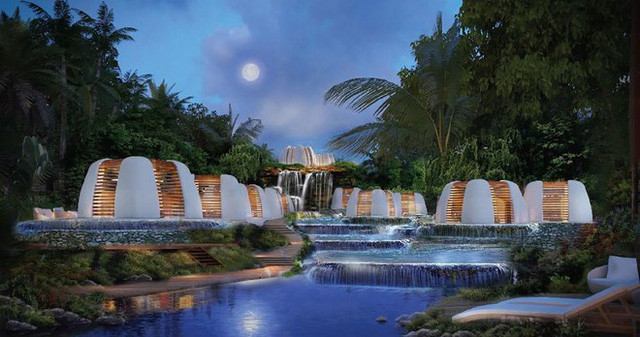 Kiến trúc trong khuôn viên dự án Sunshine Heritage của Sunshine Group.