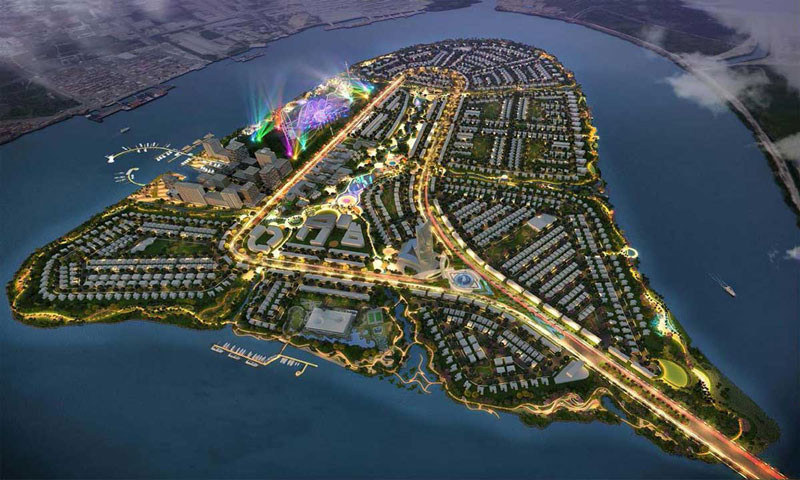 Khu đô thị Nhơn Phước được đổi tên thành Angel Island sau khi được Địa ốc Sông Tiên mua lại.