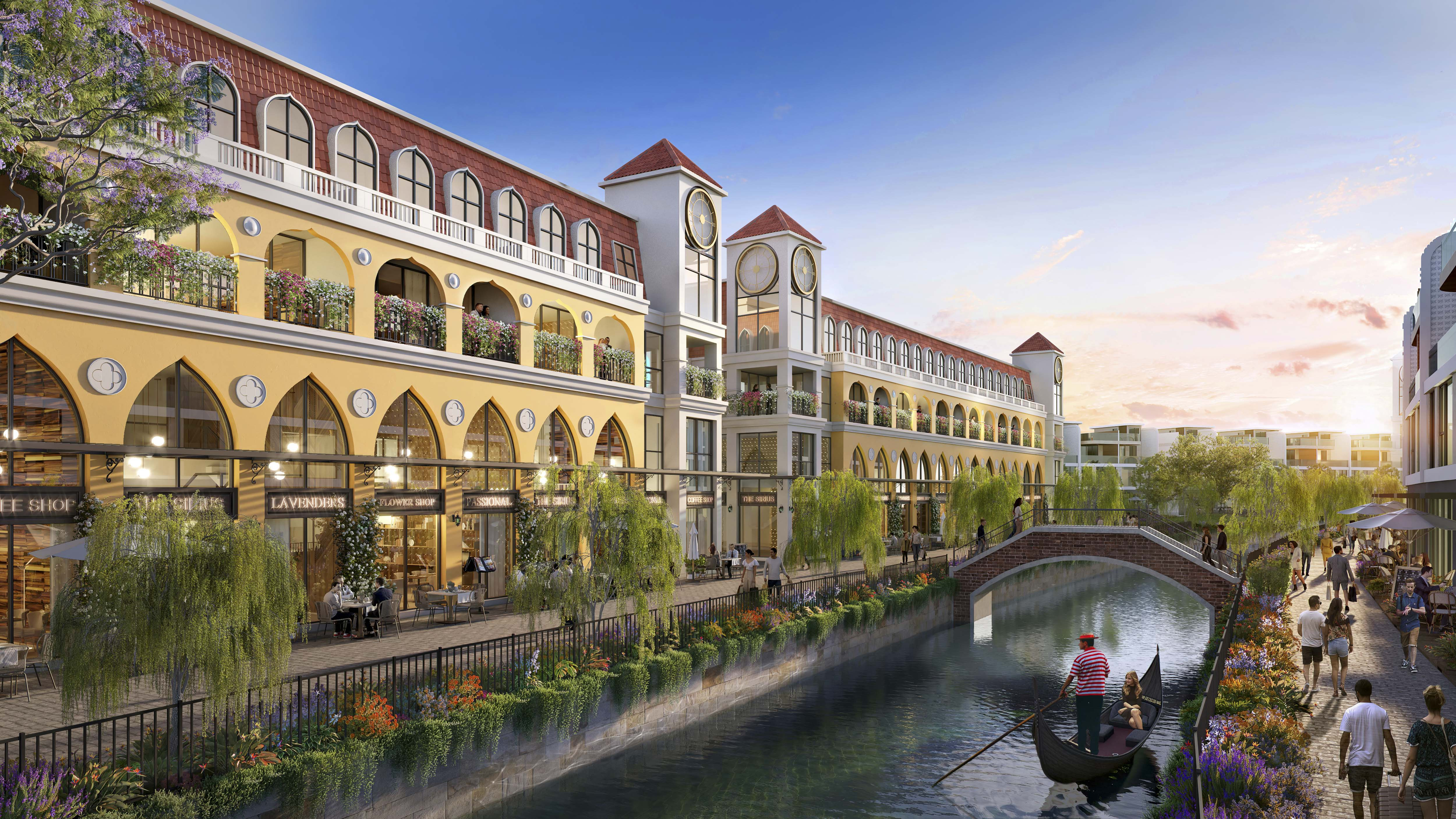Venezia Beach - Luxury Residences & Resort, Tổ hợp thương mại, giải trí, nghỉ dưỡng và du lịch mang thương hiệu quốc tế 5 sao đẳng cấp, có quy mô 72ha do Hưng Vượng Developer phát triển.