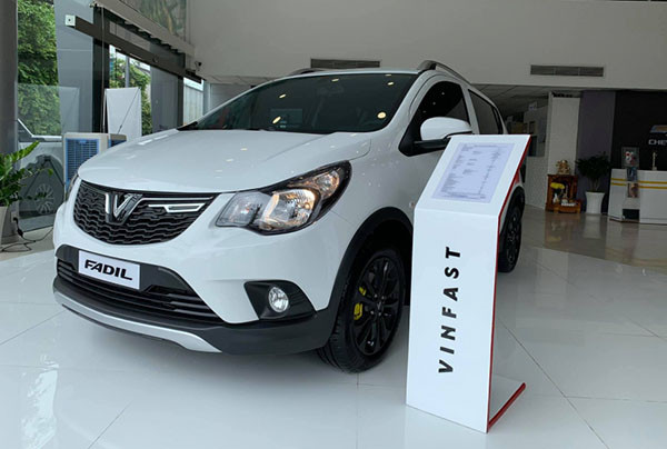 Ngoại thất của Vinfast Fadil khá bắt mắt.