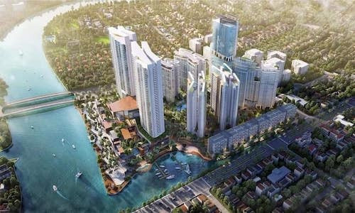 Phối cảnh dự án Kenton Node Nhà Bè