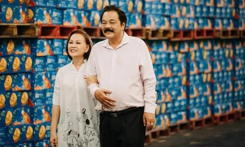 Bà Phạm Thị Nụ vợ ông Trần Quí Thanh làm người đại diện pháp luật kiêm Tổng giám đốc Tân Hiệp Phát