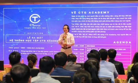 CTG Academy của Tập đoàn CT Group ra mắt nền tảng học tập E-Learning