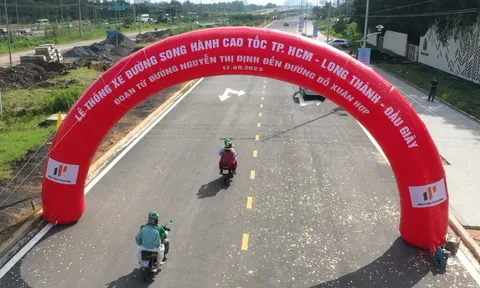 TP. HCM chính thức thông xe đường Song Hành dọc theo cao tốc TP.HCM – Long Thành – Dầu Giây