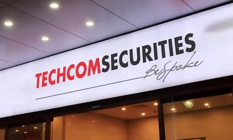 9 tháng, Chứng khoán Kỹ thương (TCBS) lãi 2.150 tỷ đồng vượt 107% kế hoạch năm