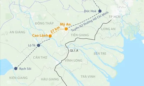 Đề xuất làm cao tốc Mỹ An - Cao Lãnh giai đoạn 1 với tổng mức đầu tư hơn 6.200 tỷ đồng