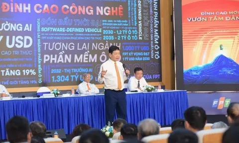 ĐHCĐ FPT: Lên kế hoạch doanh thu khoảng 2,5 tỷ USD, lợi nhuận 10.875 tỷ đồng, chia cổ tức bằng tiền mặt với tỷ lệ 20%, tiếp tục đẩy mạnh hoạt động M&A