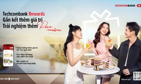 Techcombank rewards gây bão rực màu với tổng quà tăng lên đến 412 tỷ đồng