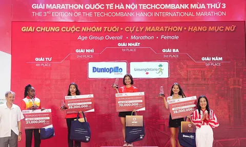 Hơn 10.000 vận động viên đến từ 42 quốc gia giải Marathon Quốc tế Hà Nội Techcombank lần 3